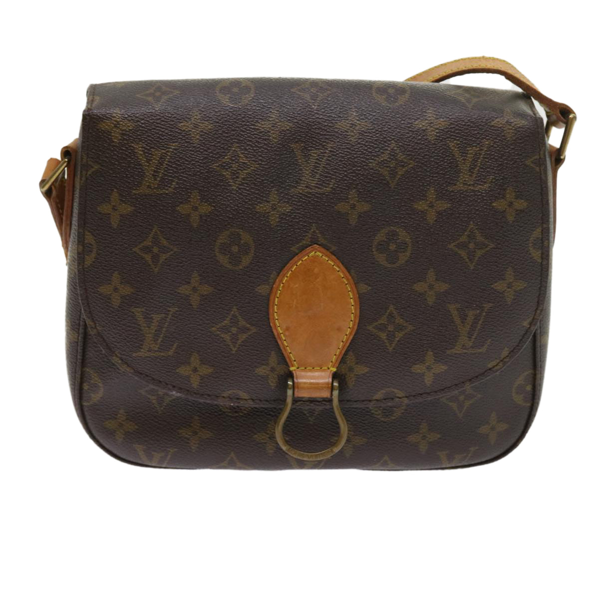 LOUIS VUITTON Monogram Saint Cloud GM Shoulder Bag M51242 LV yk8999
