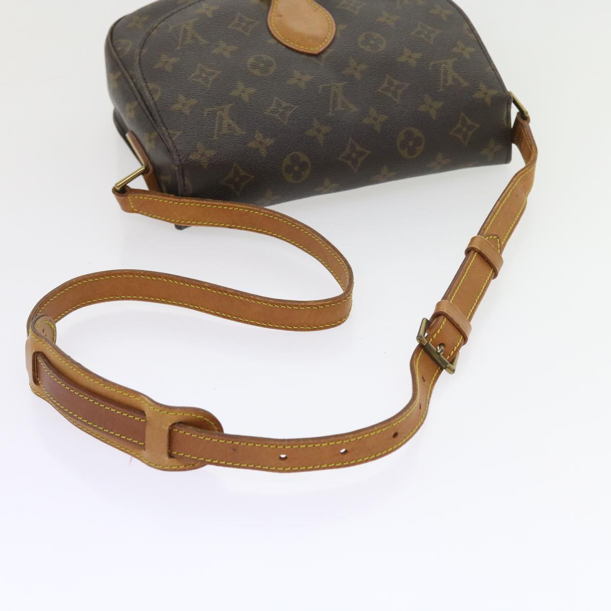 LOUIS VUITTON Monogram Saint Cloud GM Shoulder Bag M51242 LV yk8999