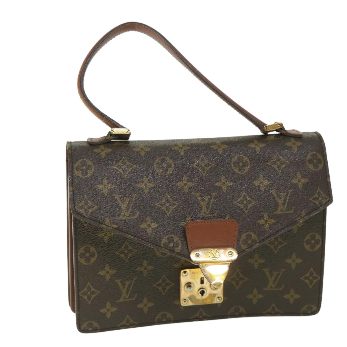 LOUIS VUITTON Monogram Concorde Hand Bag M51190 LV yk9002