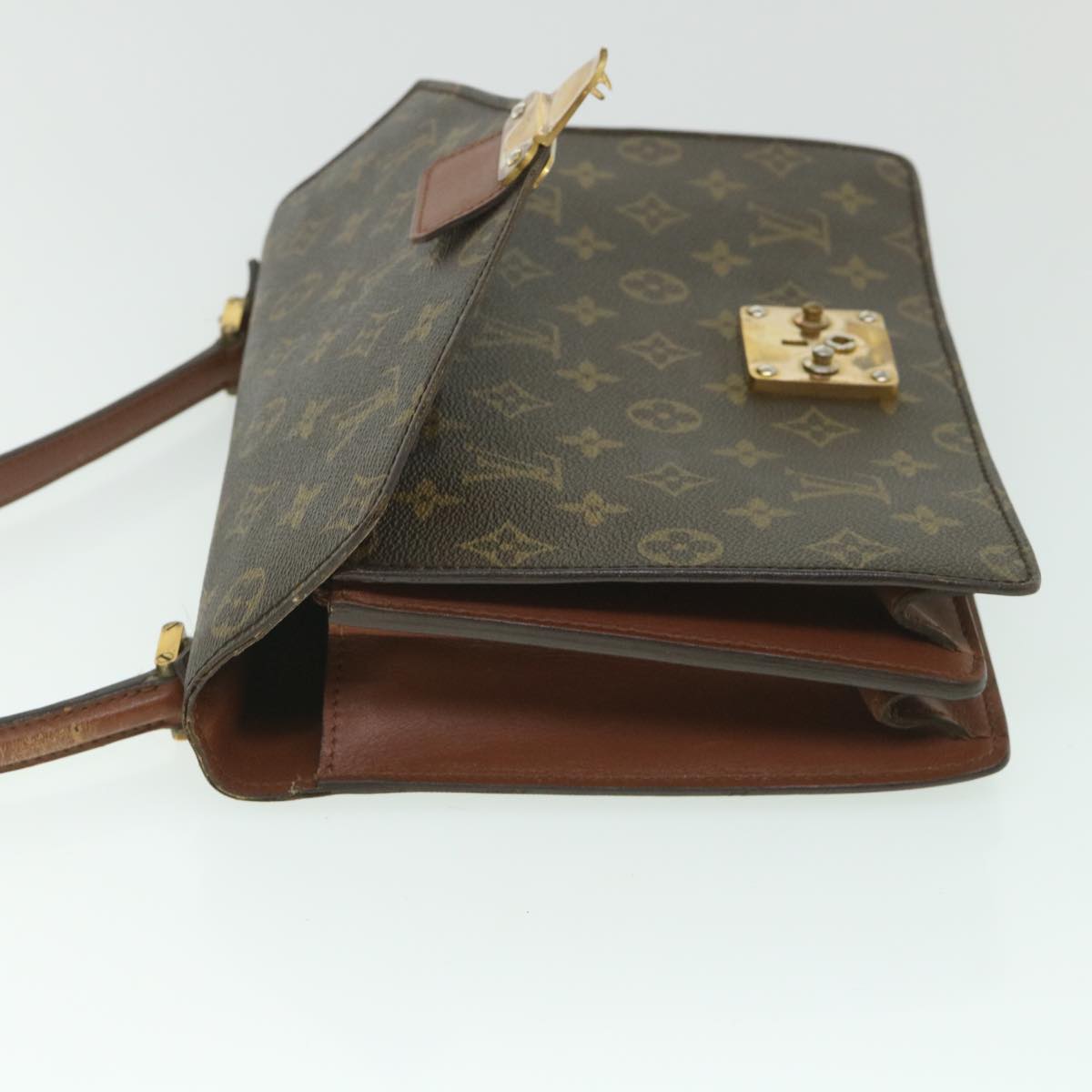 LOUIS VUITTON Monogram Concorde Hand Bag M51190 LV yk9002