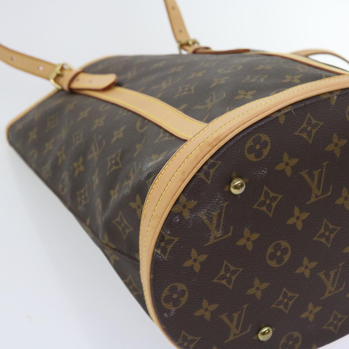 LOUIS VUITTON Monogram Bucket GM Shoulder Bag M42236 LV yk9019