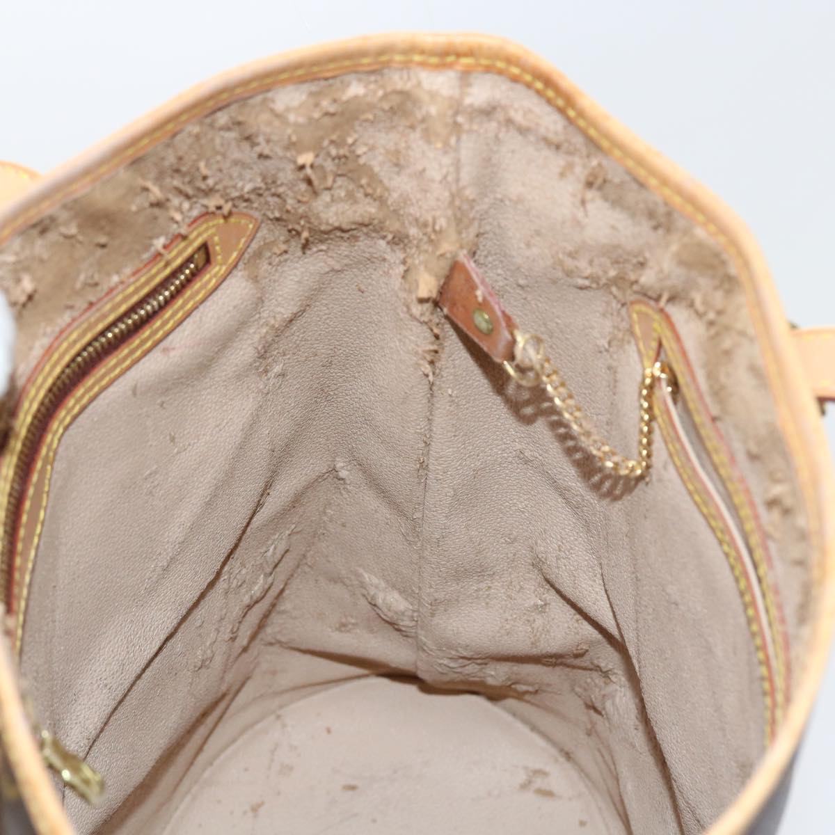 LOUIS VUITTON Monogram Bucket GM Shoulder Bag M42236 LV yk9019