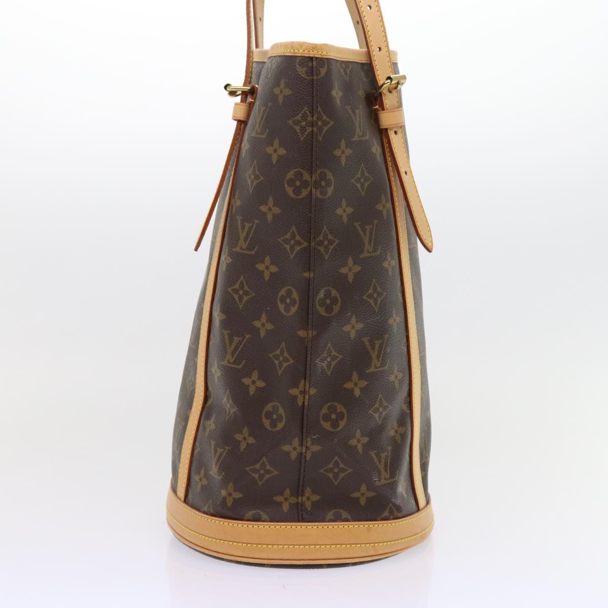 LOUIS VUITTON Monogram Bucket GM Shoulder Bag M42236 LV yk9019