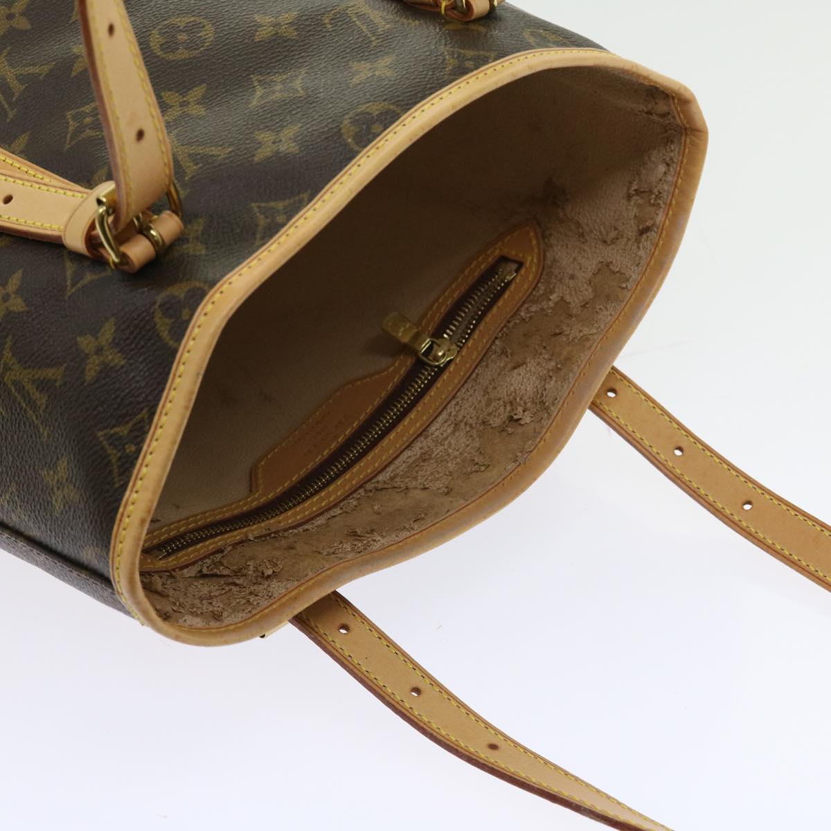 LOUIS VUITTON Monogram Bucket GM Shoulder Bag M42236 LV yk9019