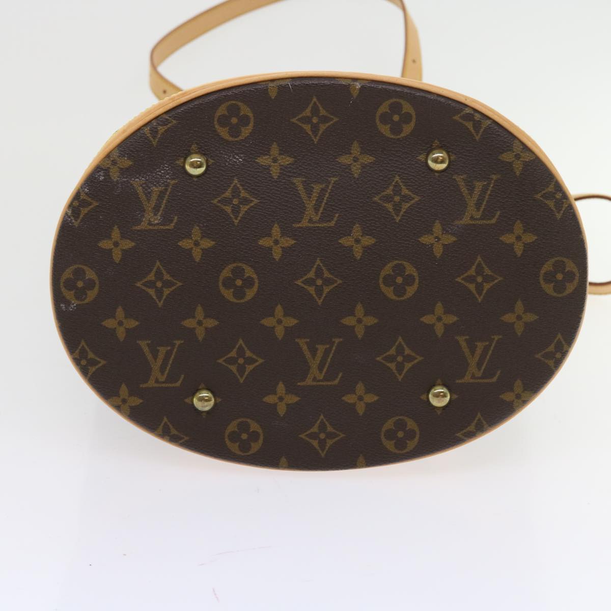 LOUIS VUITTON Monogram Bucket GM Shoulder Bag M42236 LV yk9019