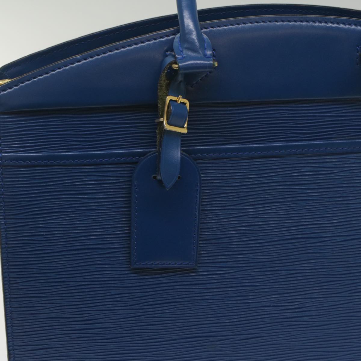 LOUIS VUITTON Epi Riviera Hand Bag Blue M48185 LV yk9039