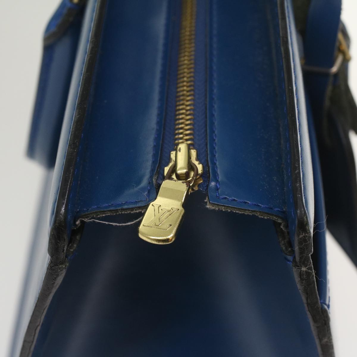 LOUIS VUITTON Epi Riviera Hand Bag Blue M48185 LV yk9039
