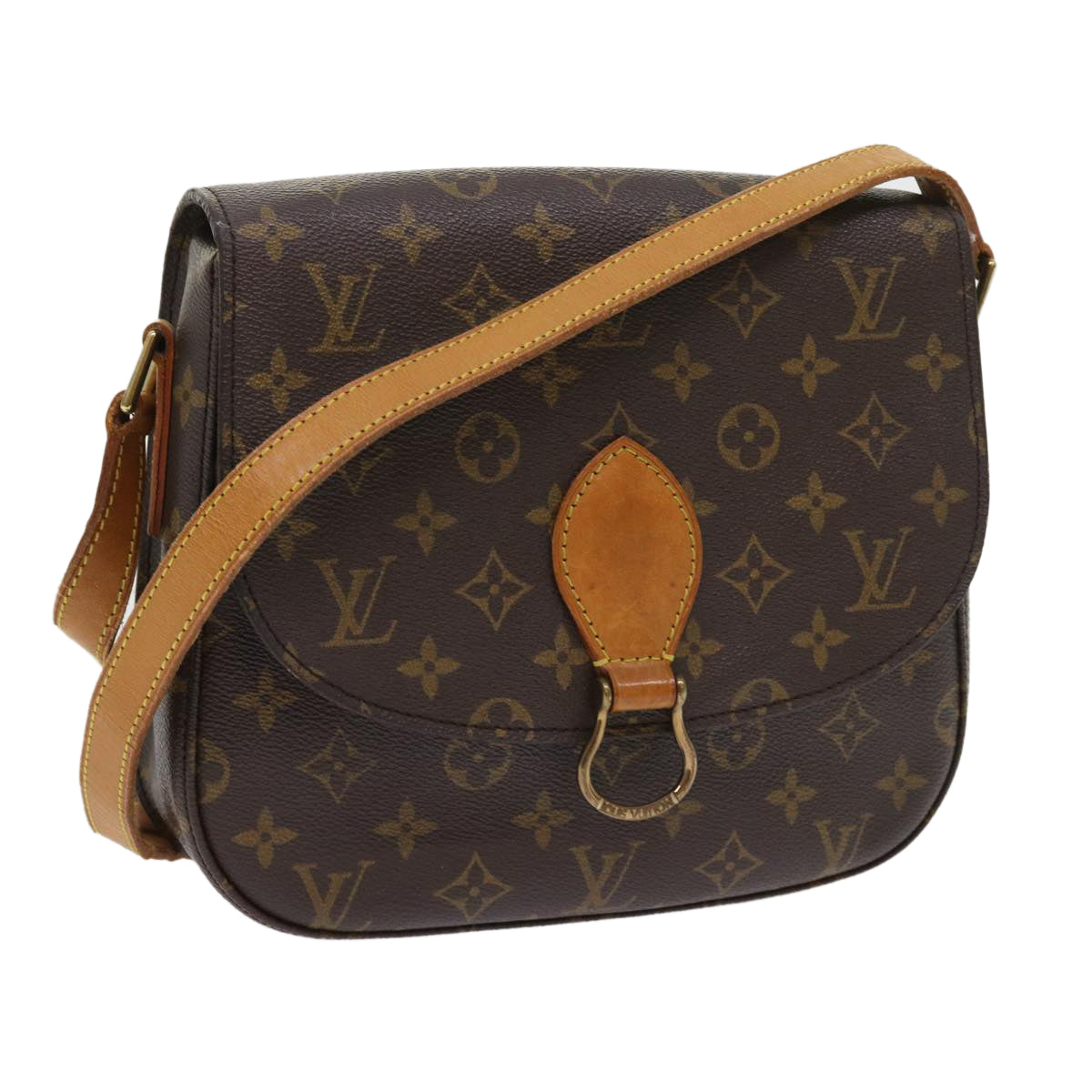 LOUIS VUITTON Monogram Saint Cloud GM Shoulder Bag M51242 LV yk9049