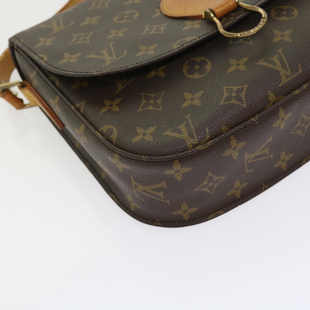 LOUIS VUITTON Monogram Saint Cloud GM Shoulder Bag M51242 LV yk9049