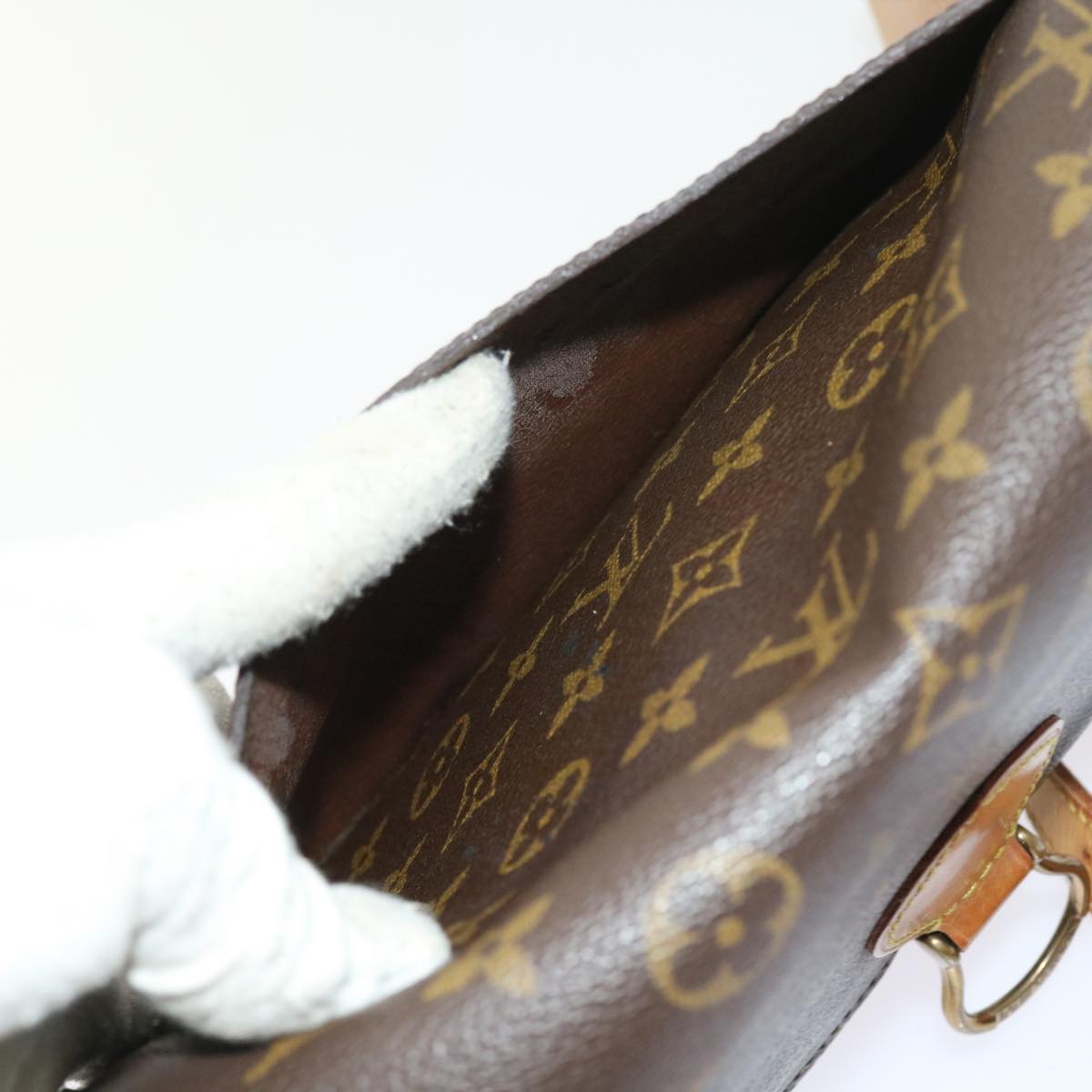 LOUIS VUITTON Monogram Saint Cloud GM Shoulder Bag M51242 LV yk9049