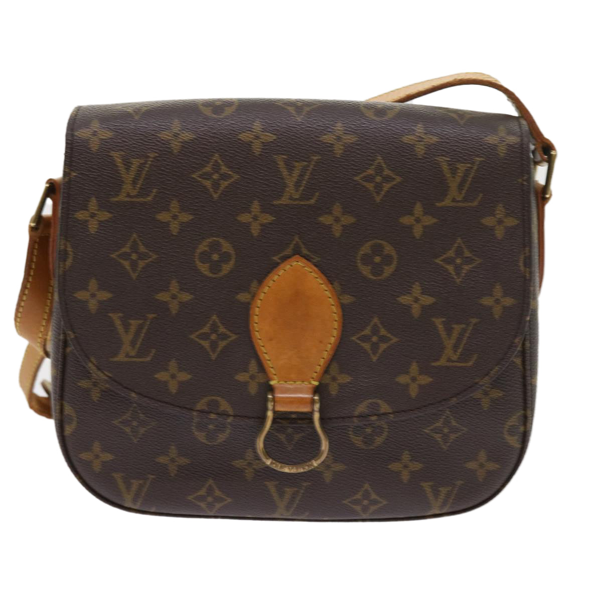 LOUIS VUITTON Monogram Saint Cloud GM Shoulder Bag M51242 LV yk9049