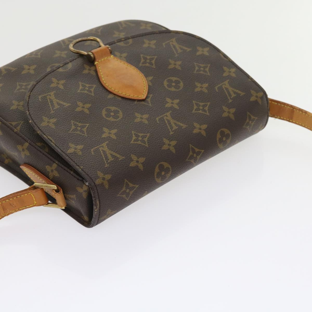 LOUIS VUITTON Monogram Saint Cloud GM Shoulder Bag M51242 LV yk9049
