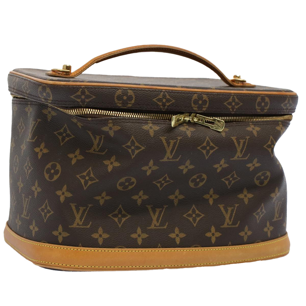 LOUIS VUITTON Monogram Nice Hand Bag 2way M47280 LV yk9060
