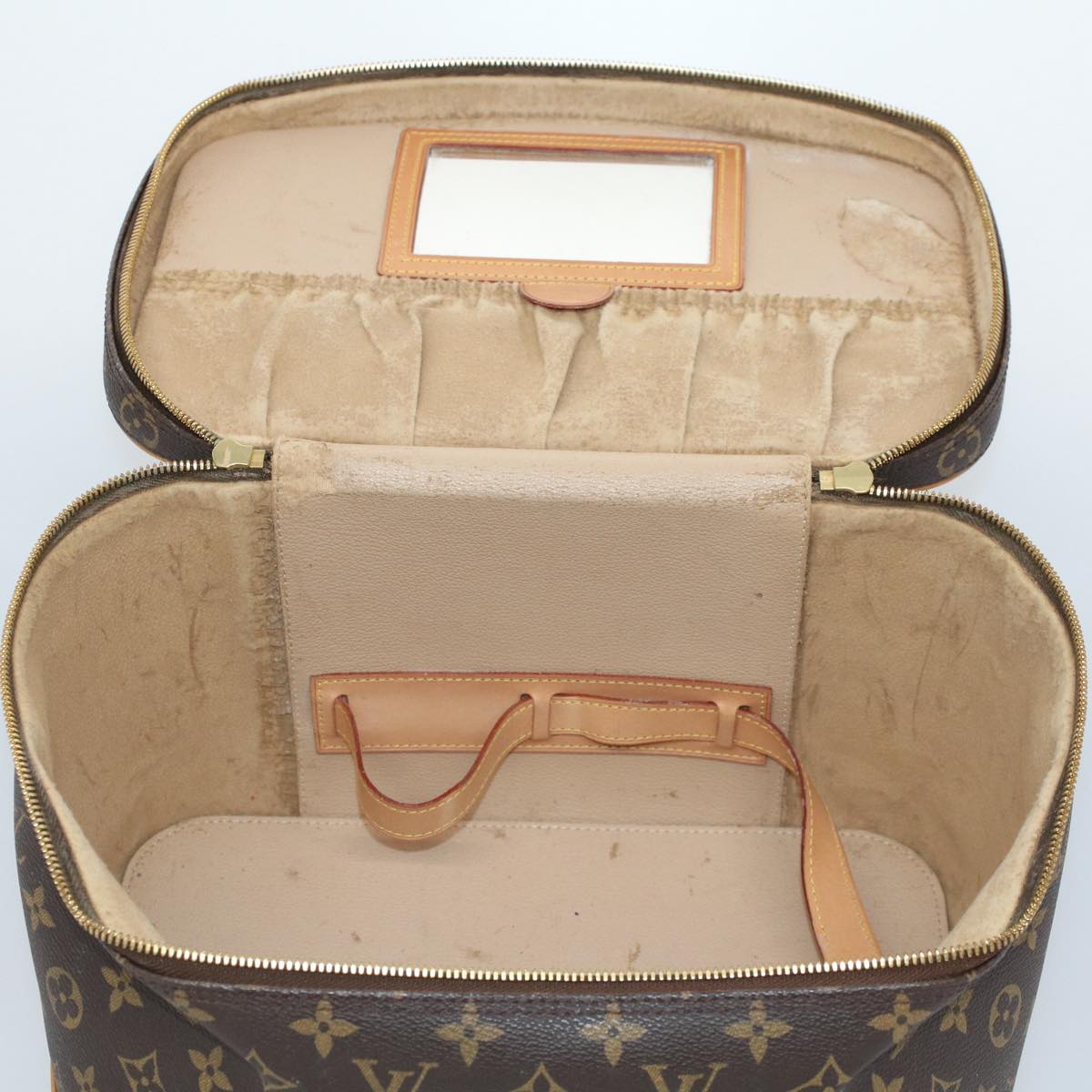 LOUIS VUITTON Monogram Nice Hand Bag 2way M47280 LV yk9060
