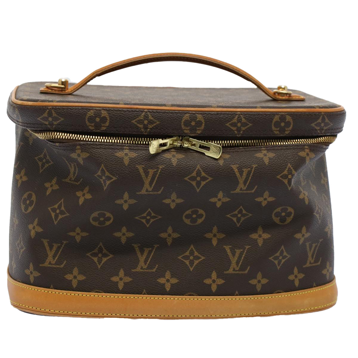 LOUIS VUITTON Monogram Nice Hand Bag 2way M47280 LV yk9060