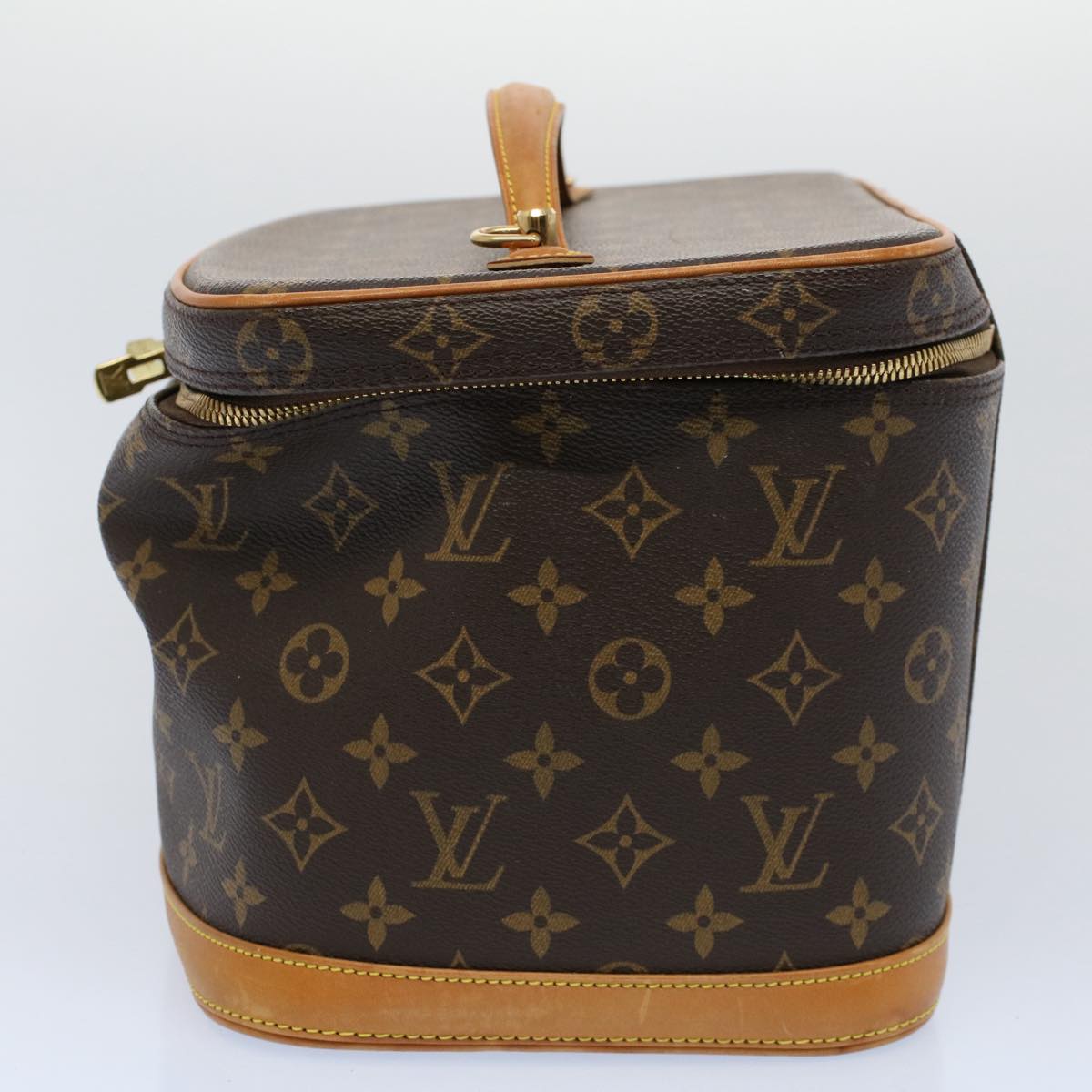 LOUIS VUITTON Monogram Nice Hand Bag 2way M47280 LV yk9060
