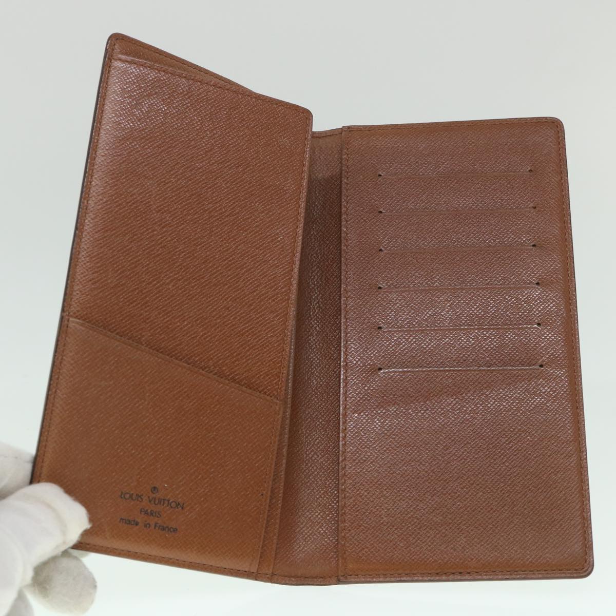 LOUIS VUITTON Monogram Porte Valeurs Cartes Credit Wallet M61823 LV yk9061