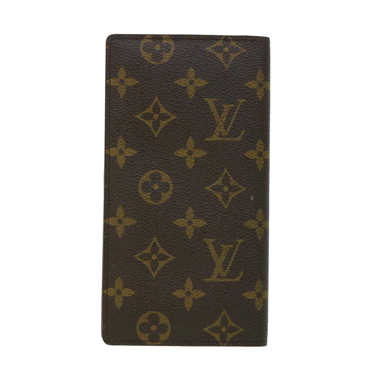LOUIS VUITTON Monogram Porte Valeurs Cartes Credit Wallet M61823 LV yk9061