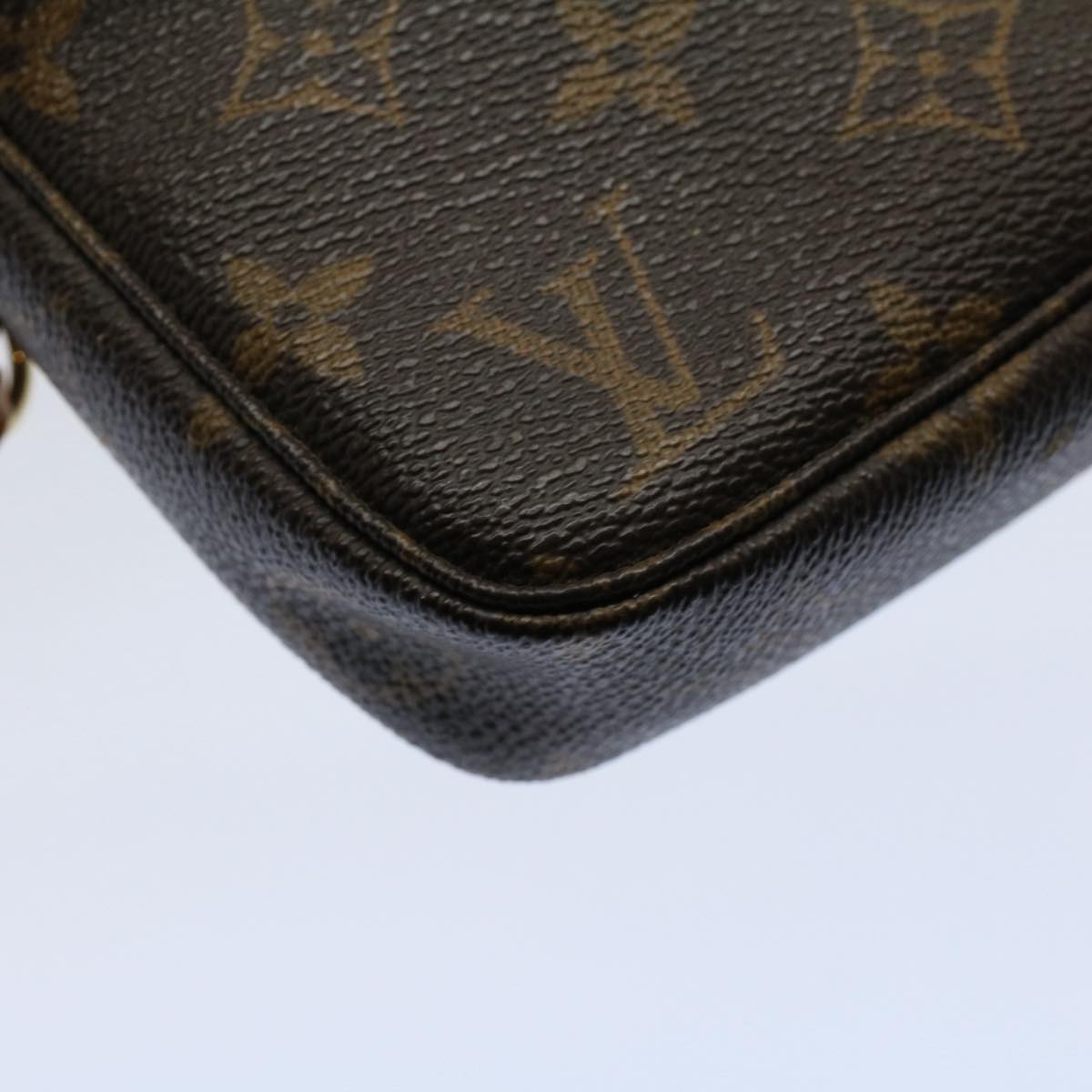 LOUIS VUITTON Monogram Pochette Accessoires Pouch M51980 LV yk9062