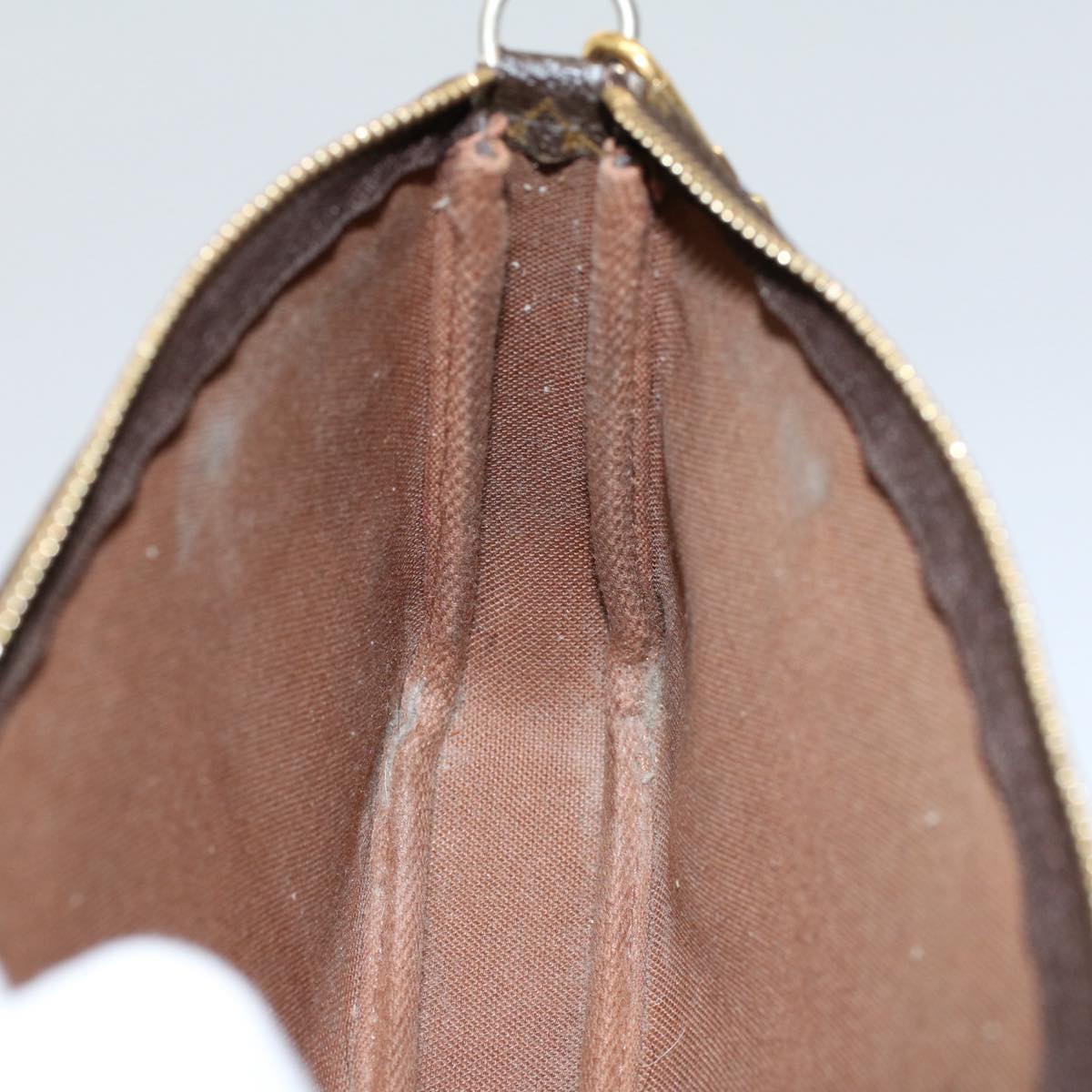 LOUIS VUITTON Monogram Pochette Accessoires Pouch M51980 LV yk9062