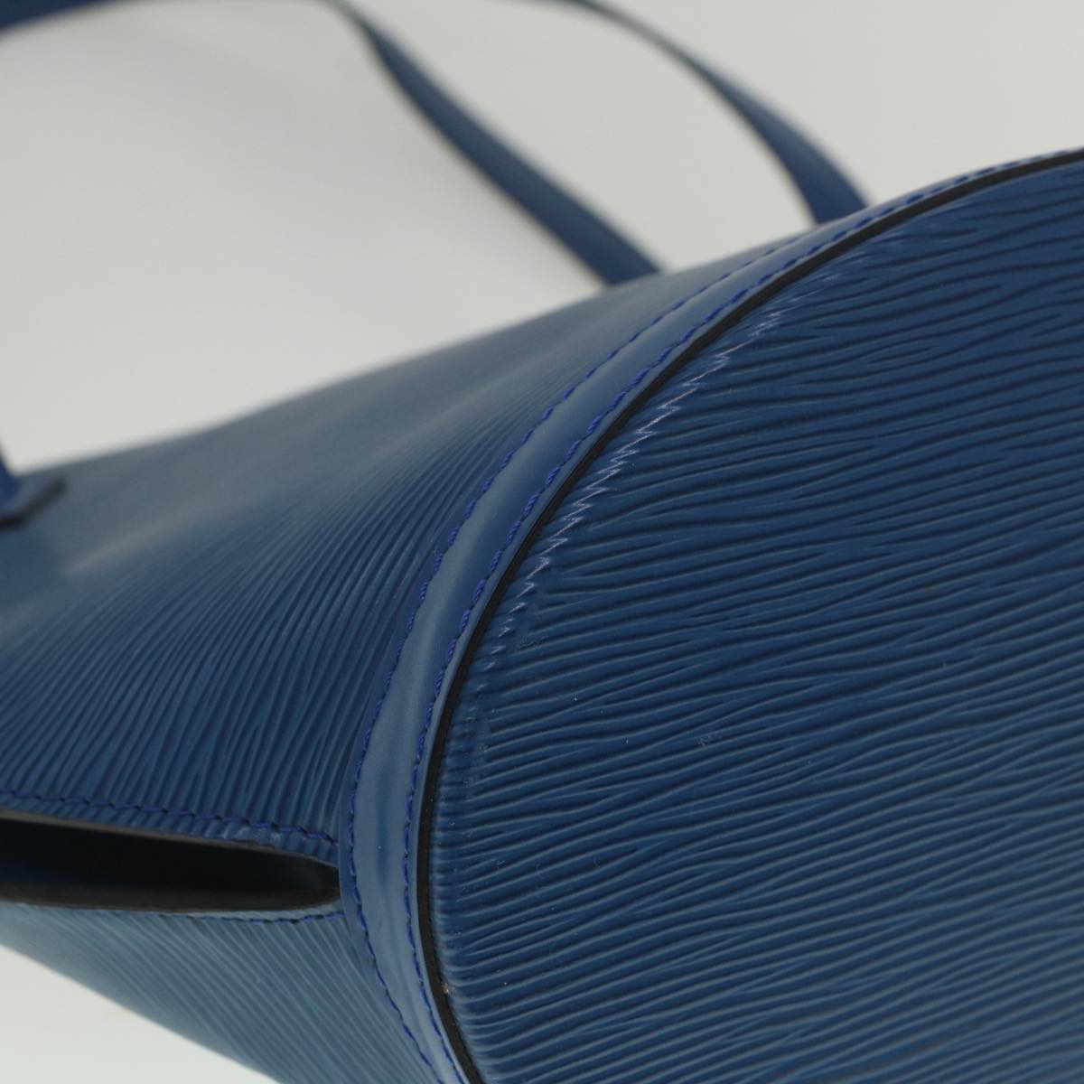 LOUIS VUITTON Epi Saint Jacques Shopping Shoulder Bag Blue M52275 LV yk9094