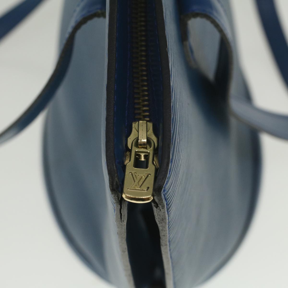 LOUIS VUITTON Epi Saint Jacques Shopping Shoulder Bag Blue M52275 LV yk9094