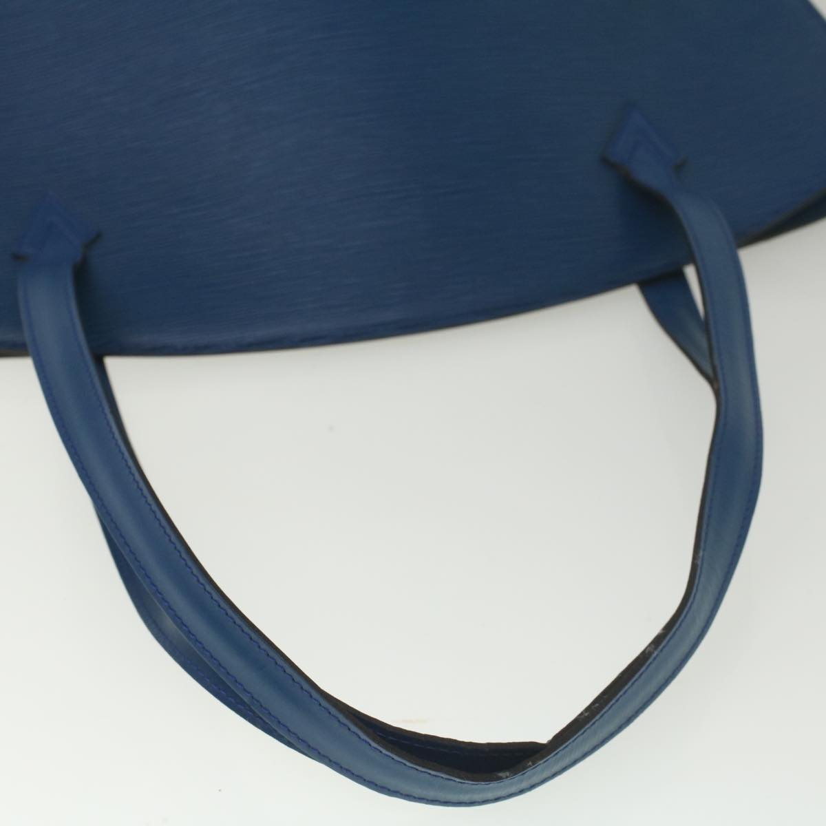 LOUIS VUITTON Epi Saint Jacques Shopping Shoulder Bag Blue M52275 LV yk9094