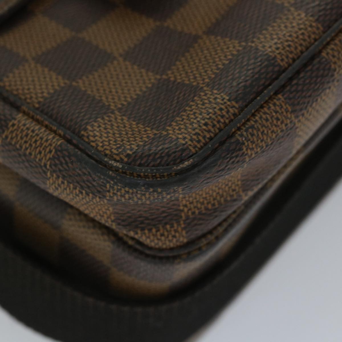 LOUIS VUITTON Damier Ebene Broadway Shoulder Bag N42270 LV yk9099