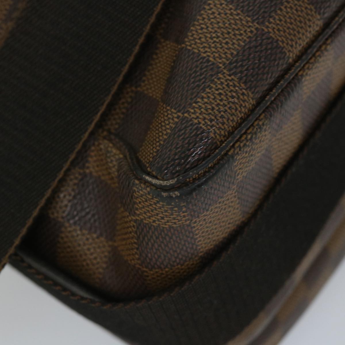 LOUIS VUITTON Damier Ebene Broadway Shoulder Bag N42270 LV yk9099