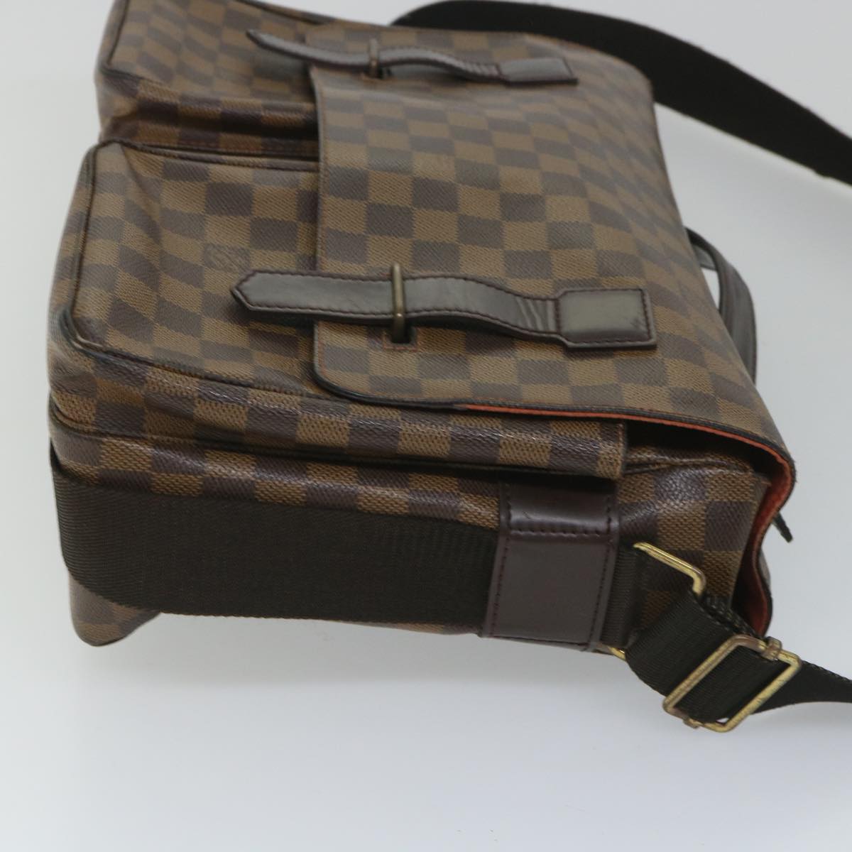 LOUIS VUITTON Damier Ebene Broadway Shoulder Bag N42270 LV yk9099