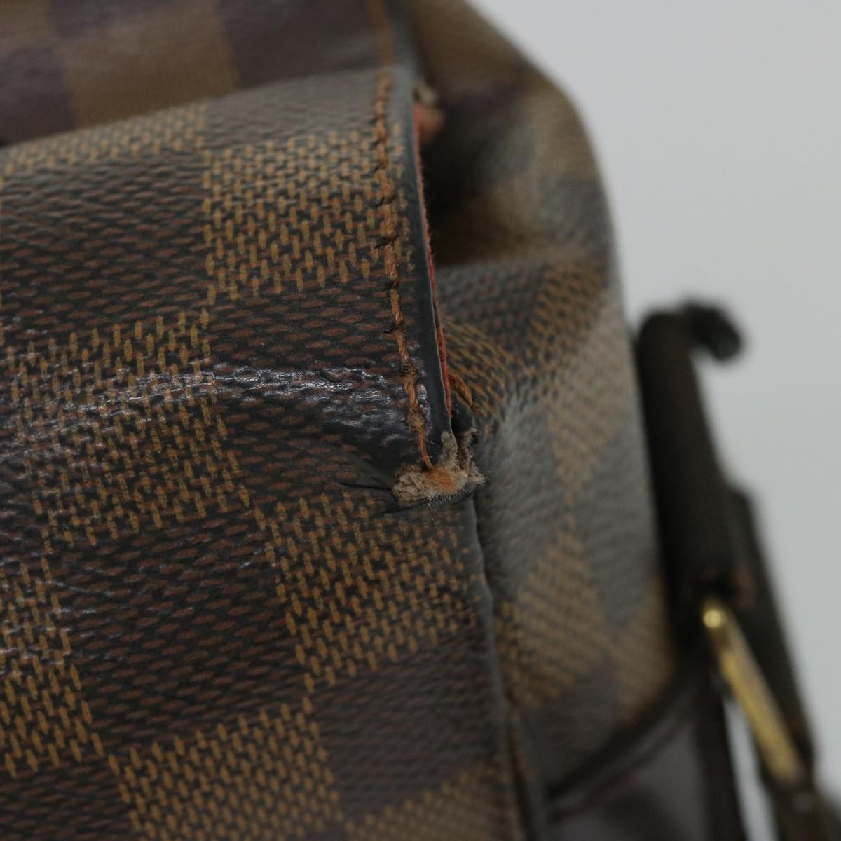 LOUIS VUITTON Damier Ebene Broadway Shoulder Bag N42270 LV yk9099
