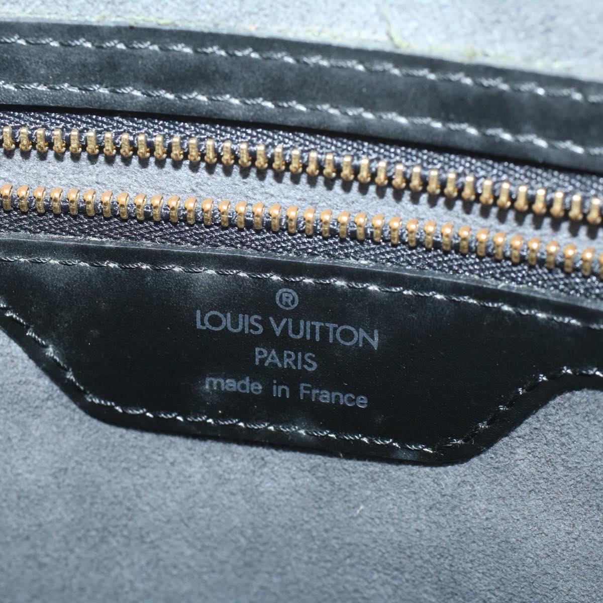 LOUIS VUITTON Epi Saint Jacques Shopping Shoulder Bag Black M52262 yk9101