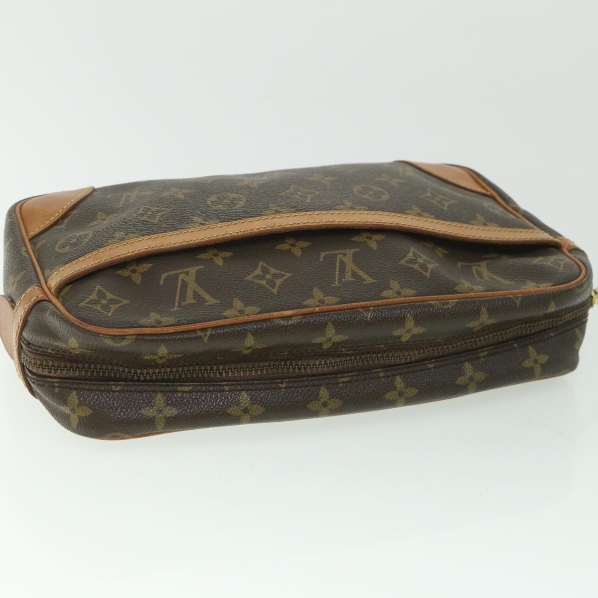 LOUIS VUITTON Monogram Compiegne 28 Clutch Bag M51845 LV yk9120