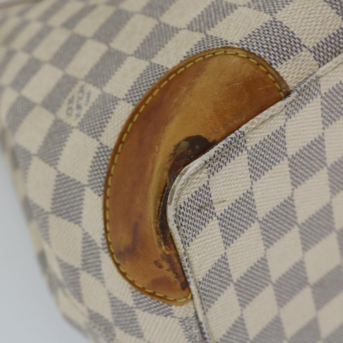 LOUIS VUITTON Damier Azur Hampstead MM Tote Bag N51206 LV yk9130