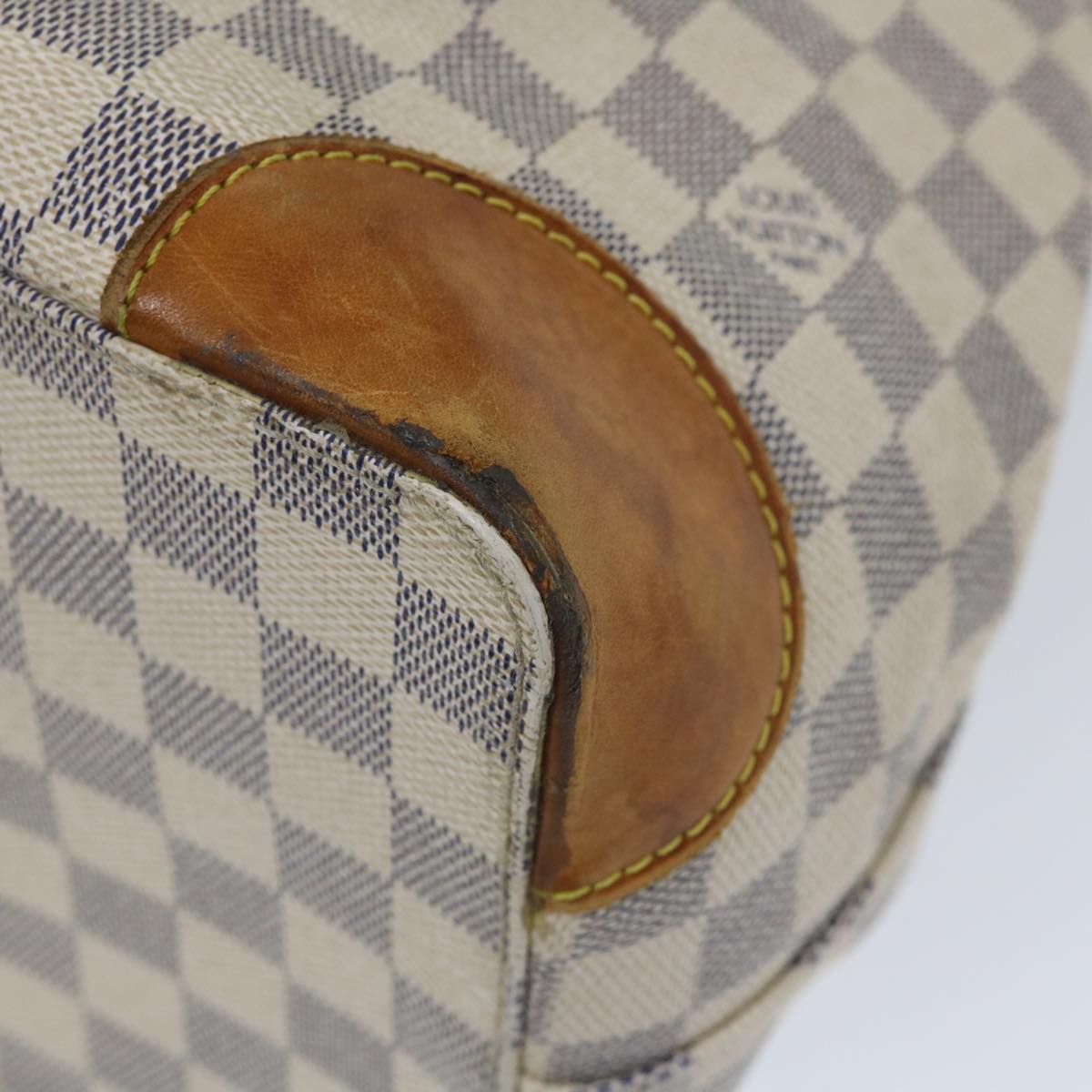 LOUIS VUITTON Damier Azur Hampstead MM Tote Bag N51206 LV yk9130