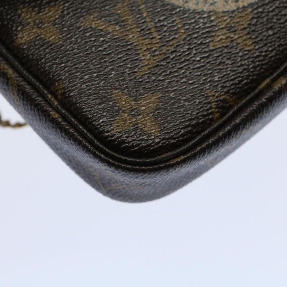 LOUIS VUITTON Monogram T&B Mini Pochette Accessoires Pouch M60153 LV yk9138