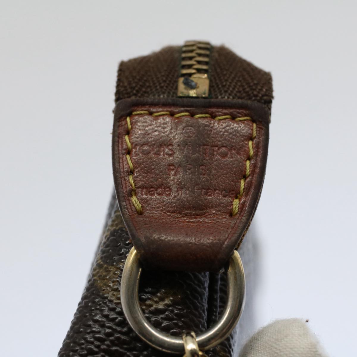 LOUIS VUITTON Monogram T&B Mini Pochette Accessoires Pouch M60153 LV yk9138