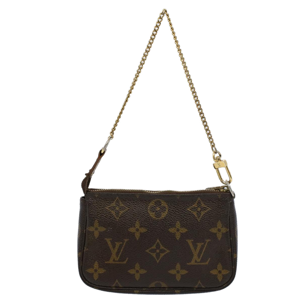LOUIS VUITTON Monogram T&B Mini Pochette Accessoires Pouch M60153 LV yk9138