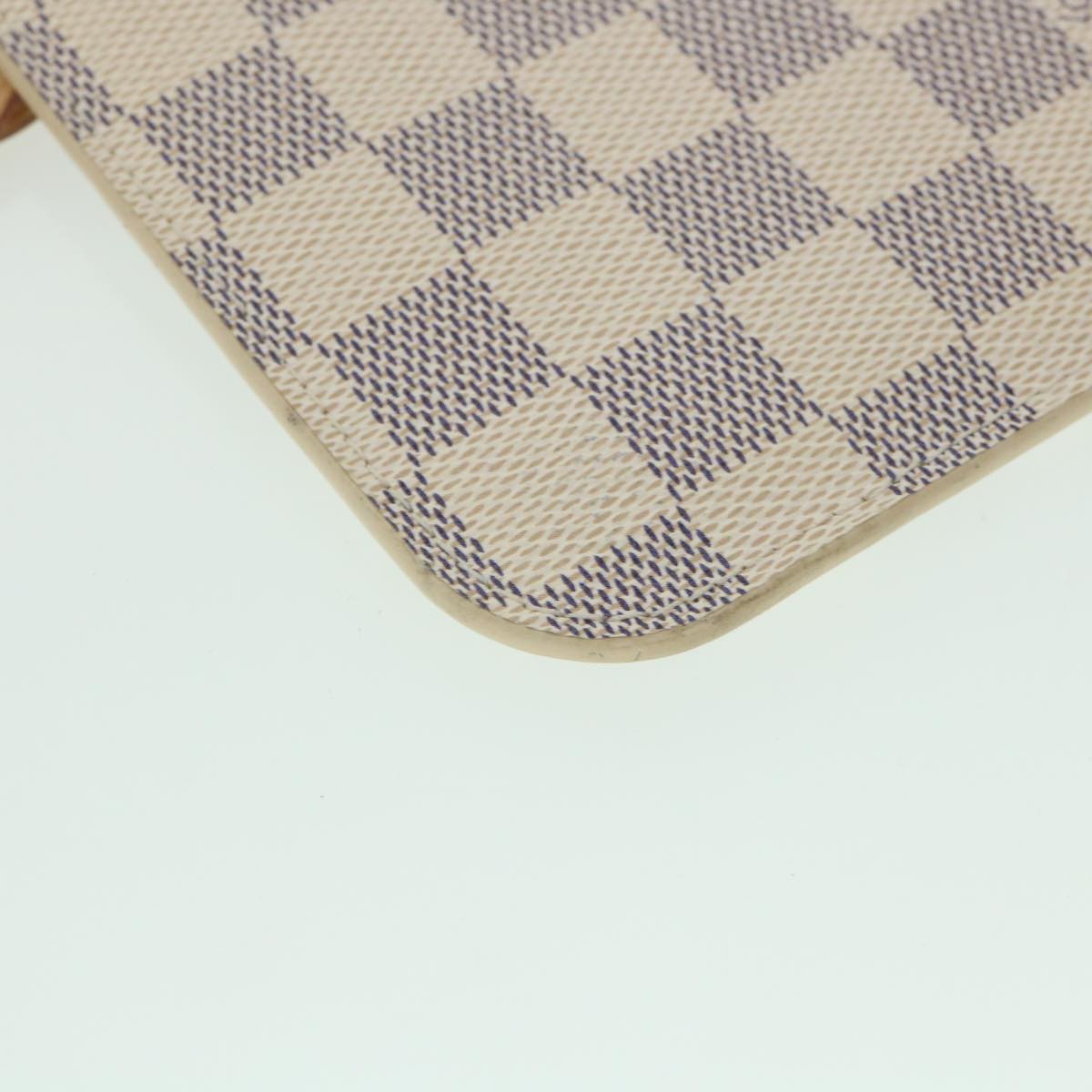 LOUIS VUITTON Damier Azur Neverfull PM Pouch Accessory Pouch LV yk9142