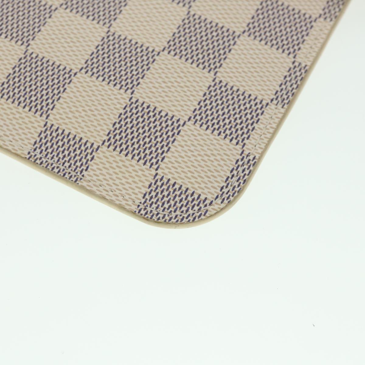 LOUIS VUITTON Damier Azur Neverfull PM Pouch Accessory Pouch LV yk9142