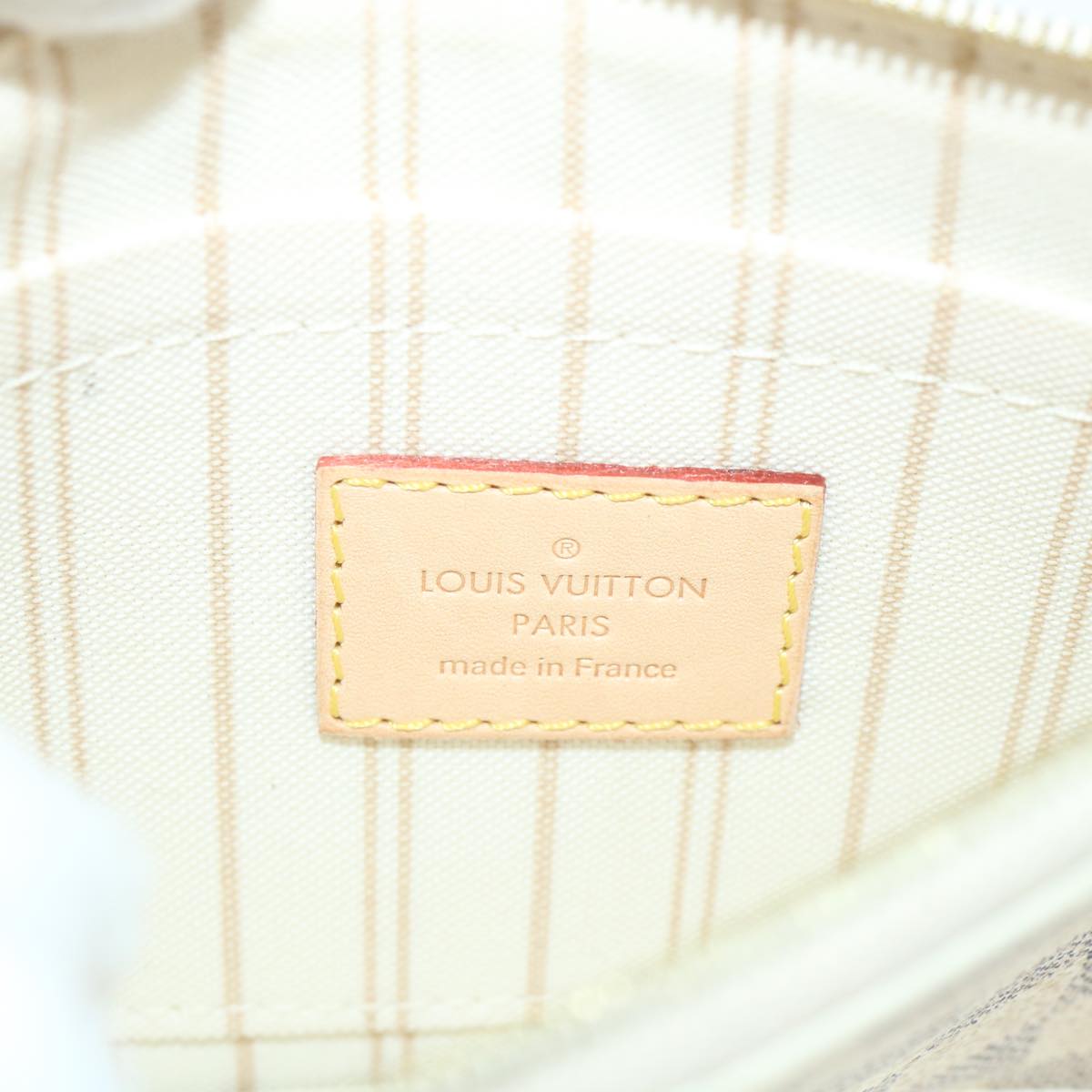 LOUIS VUITTON Damier Azur Neverfull PM Pouch Accessory Pouch LV yk9142