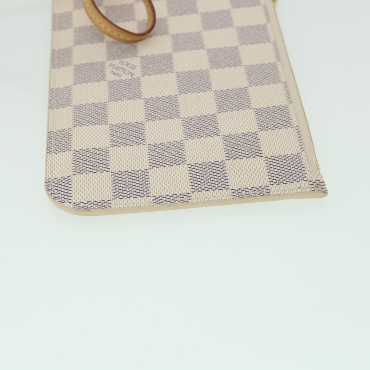 LOUIS VUITTON Damier Azur Neverfull PM Pouch Accessory Pouch LV yk9142