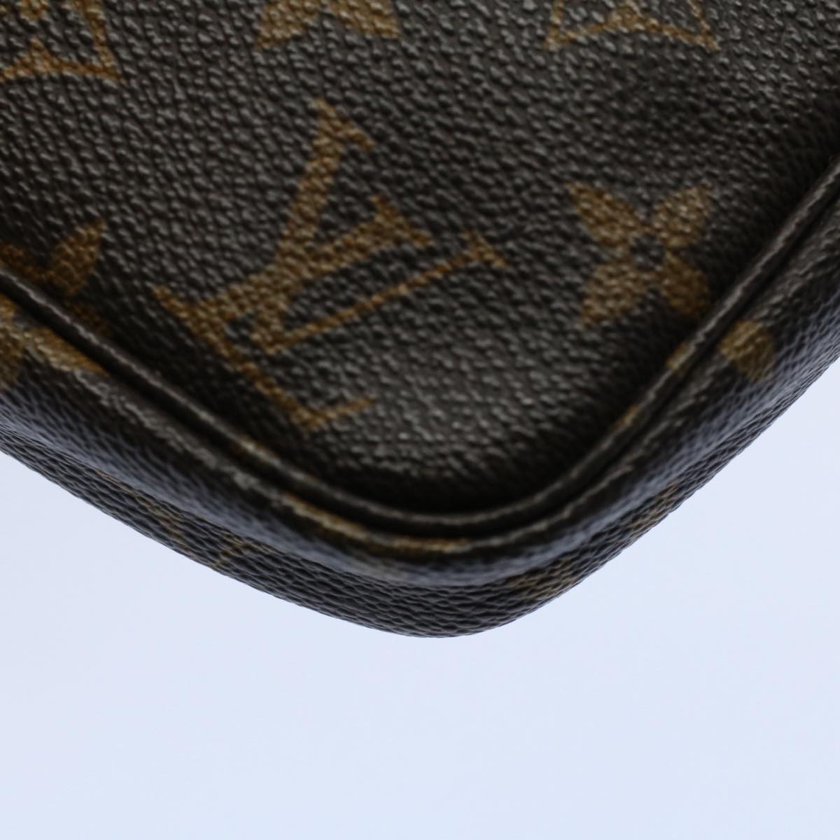 LOUIS VUITTON Monogram Pochette Accessoires Pouch M51980 LV yk9145
