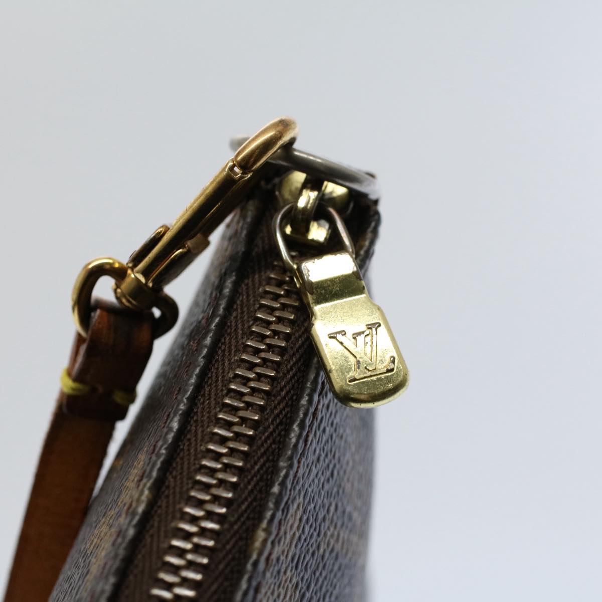 LOUIS VUITTON Monogram Pochette Accessoires Pouch M51980 LV yk9145