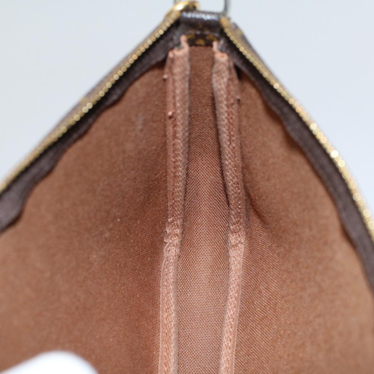 LOUIS VUITTON Monogram Pochette Accessoires Pouch M51980 LV yk9145