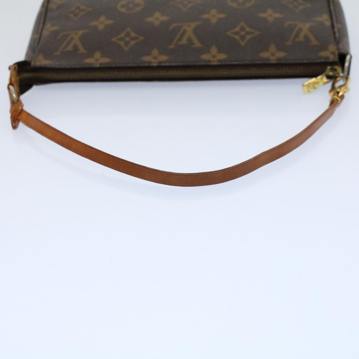 LOUIS VUITTON Monogram Pochette Accessoires Pouch M51980 LV yk9145