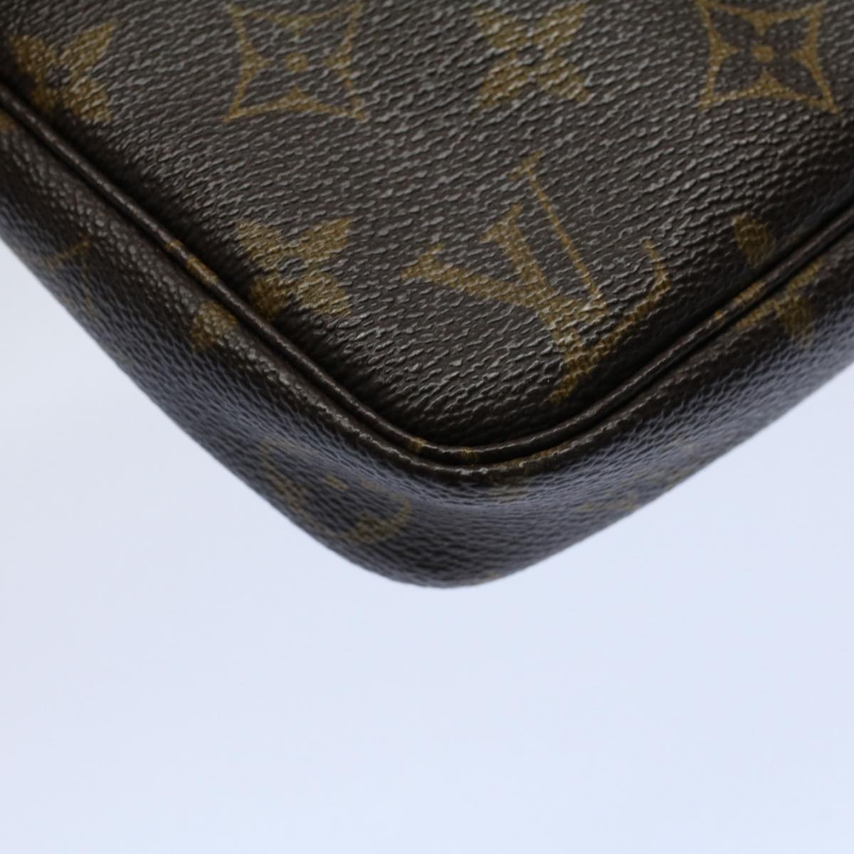 LOUIS VUITTON Monogram Pochette Accessoires Pouch M51980 LV yk9147