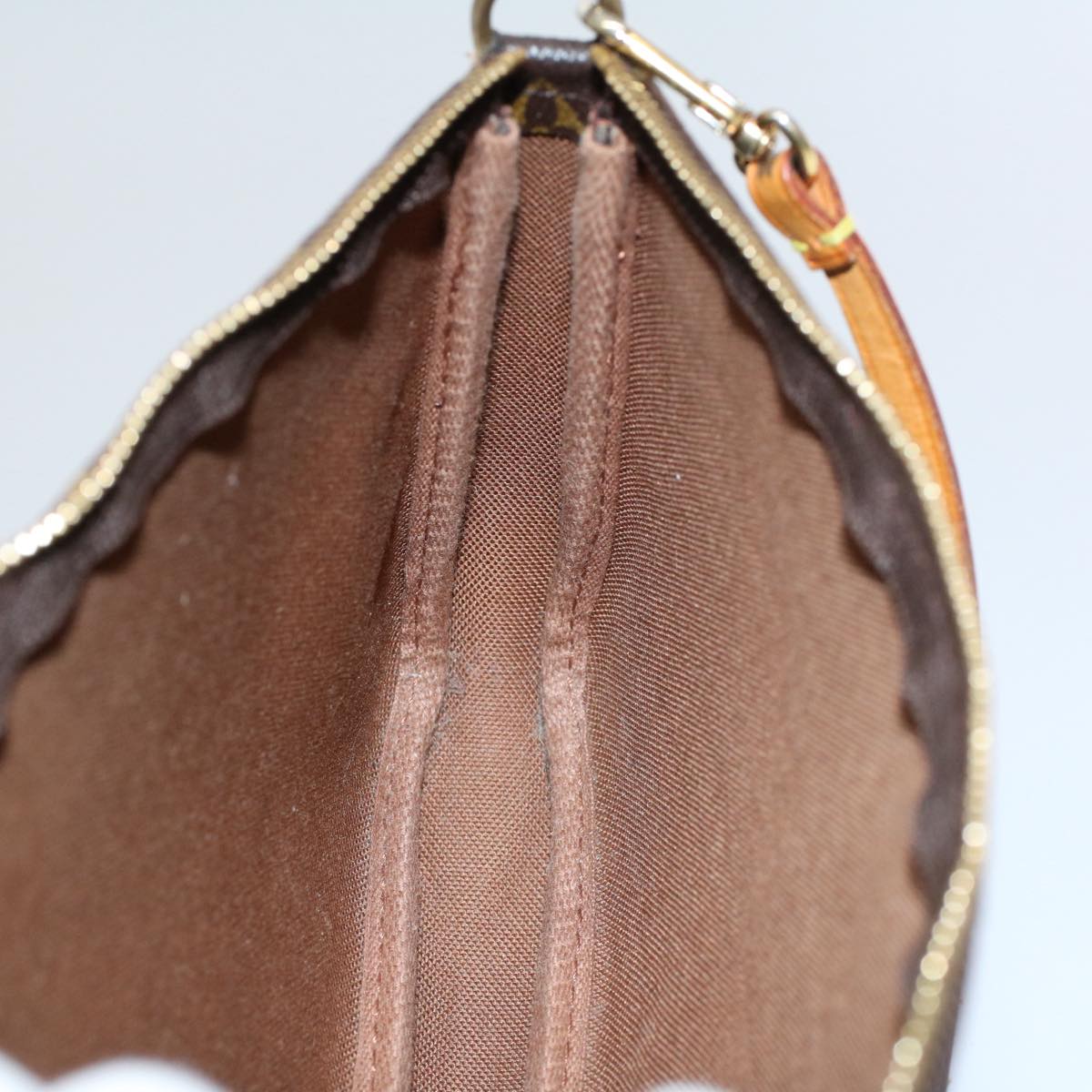 LOUIS VUITTON Monogram Pochette Accessoires Pouch M51980 LV yk9147