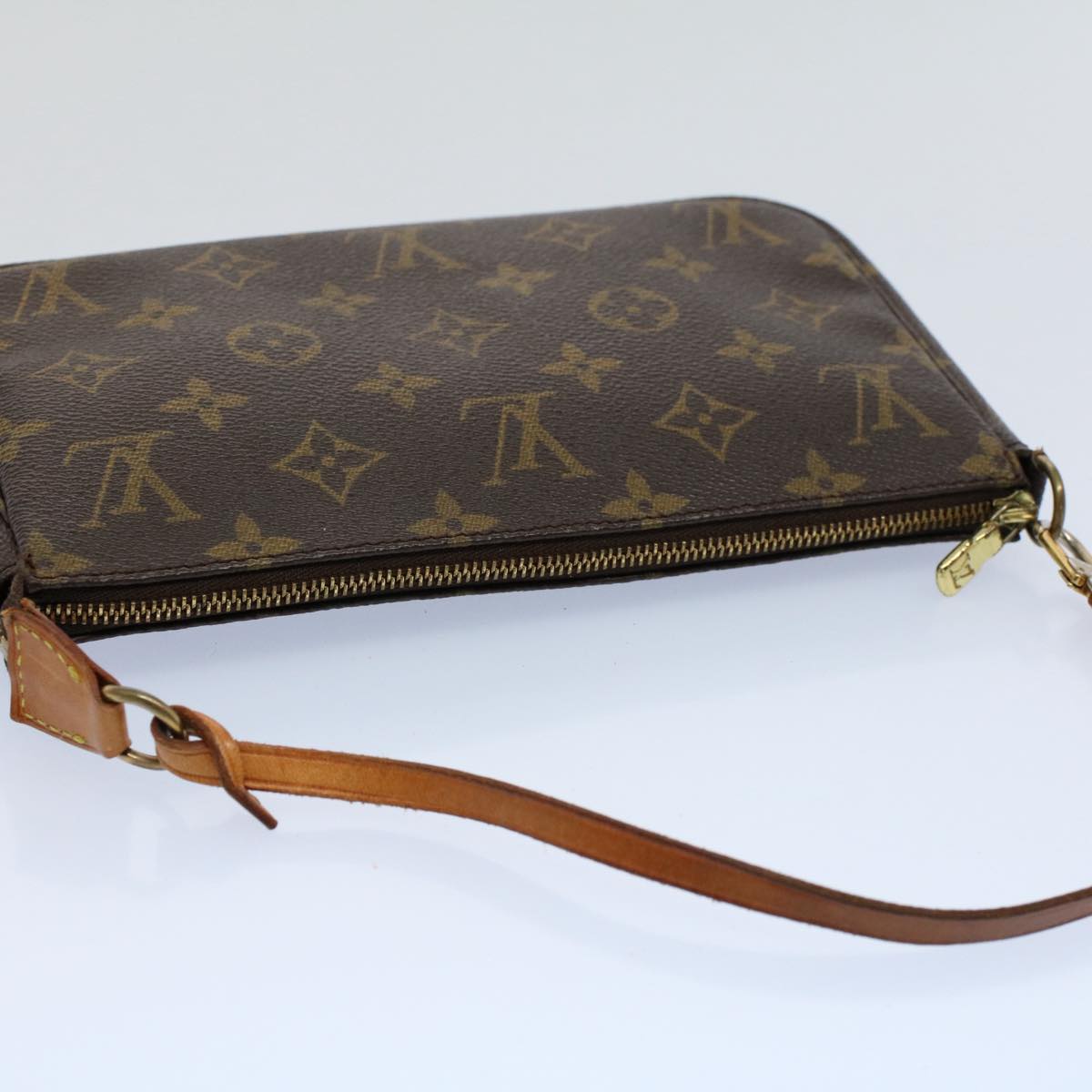 LOUIS VUITTON Monogram Pochette Accessoires Pouch M51980 LV yk9147