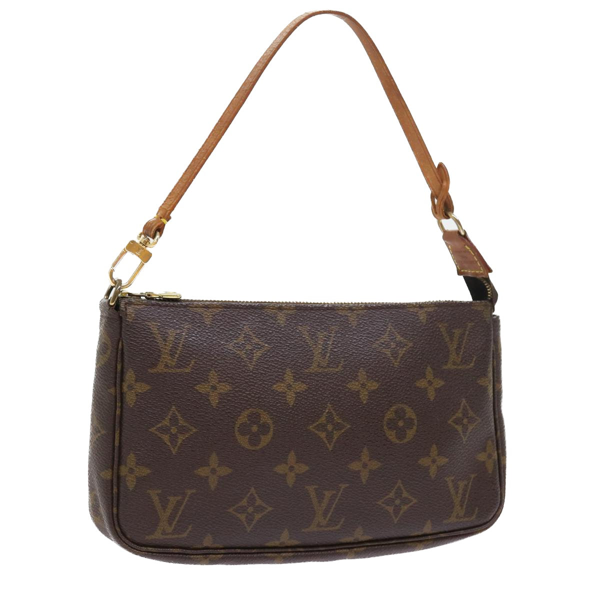LOUIS VUITTON Monogram Pochette Accessoires Pouch M51980 LV yk9156